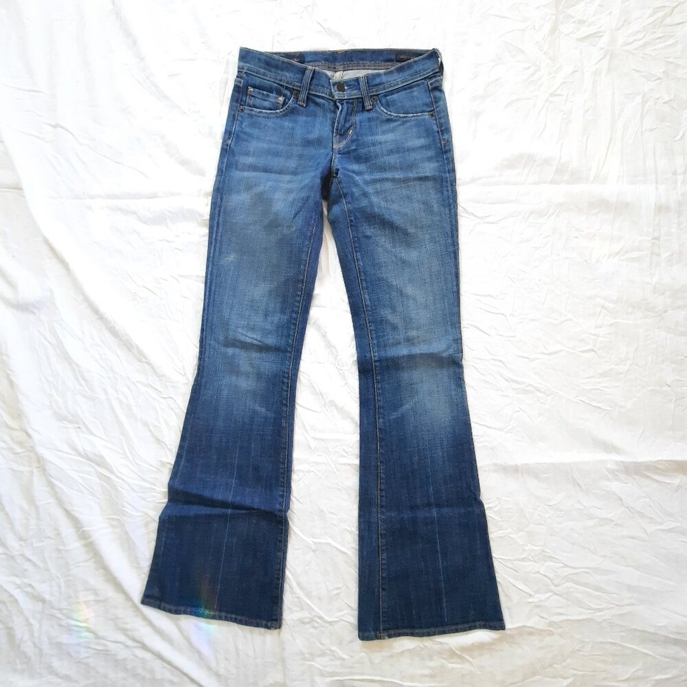 CITIZENS OF HUMANITY Naomi Stretch Low Waist Flared Jeans Size 25